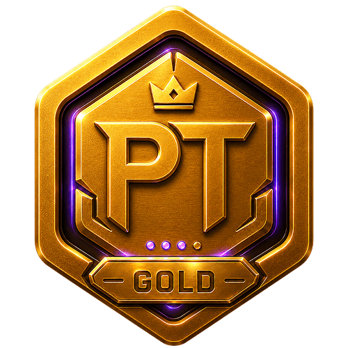 Gold rank badge